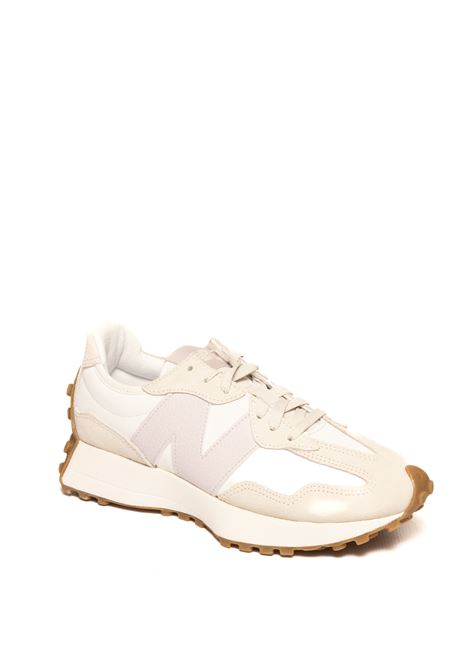 white/pink 327 sneaker NEW BALANCE | 327OR DSUEDE-WHT/PIK